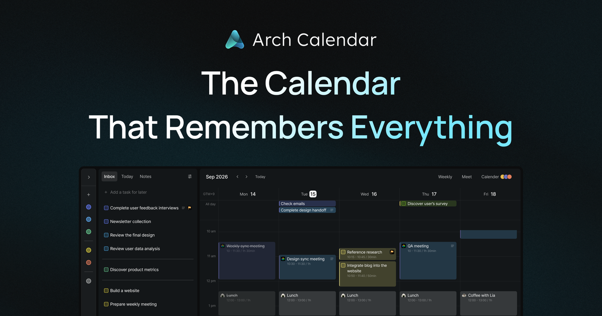 I got tired of bouncing between a to-do app and a calendar, so I built one where tasks, events and n