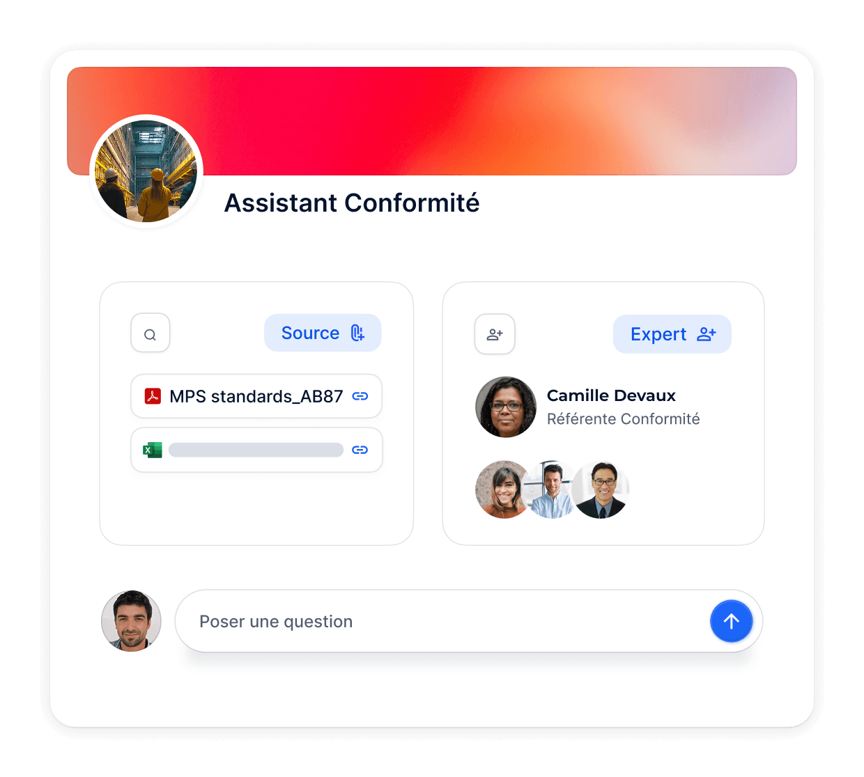Assistant IA créé par l'expert métier sur la base de ses sources