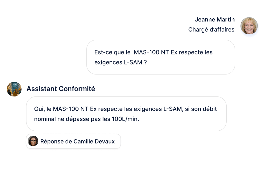 IA qui apprend des échanges entre collègues