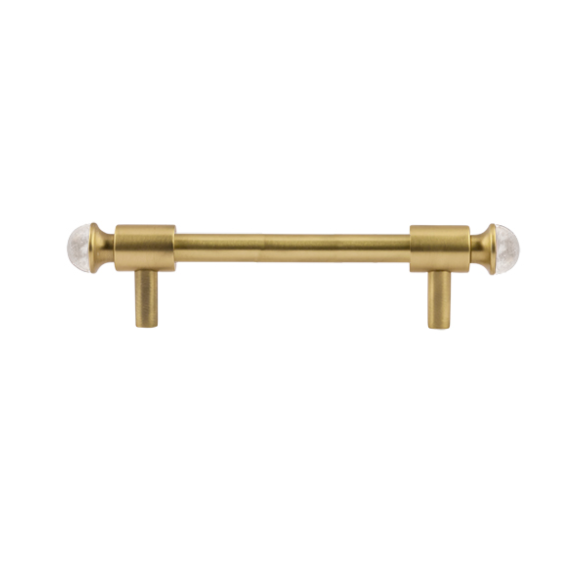 Uchwyt meblowy Metropolis Precious 160 mm z Białym Kwarcem