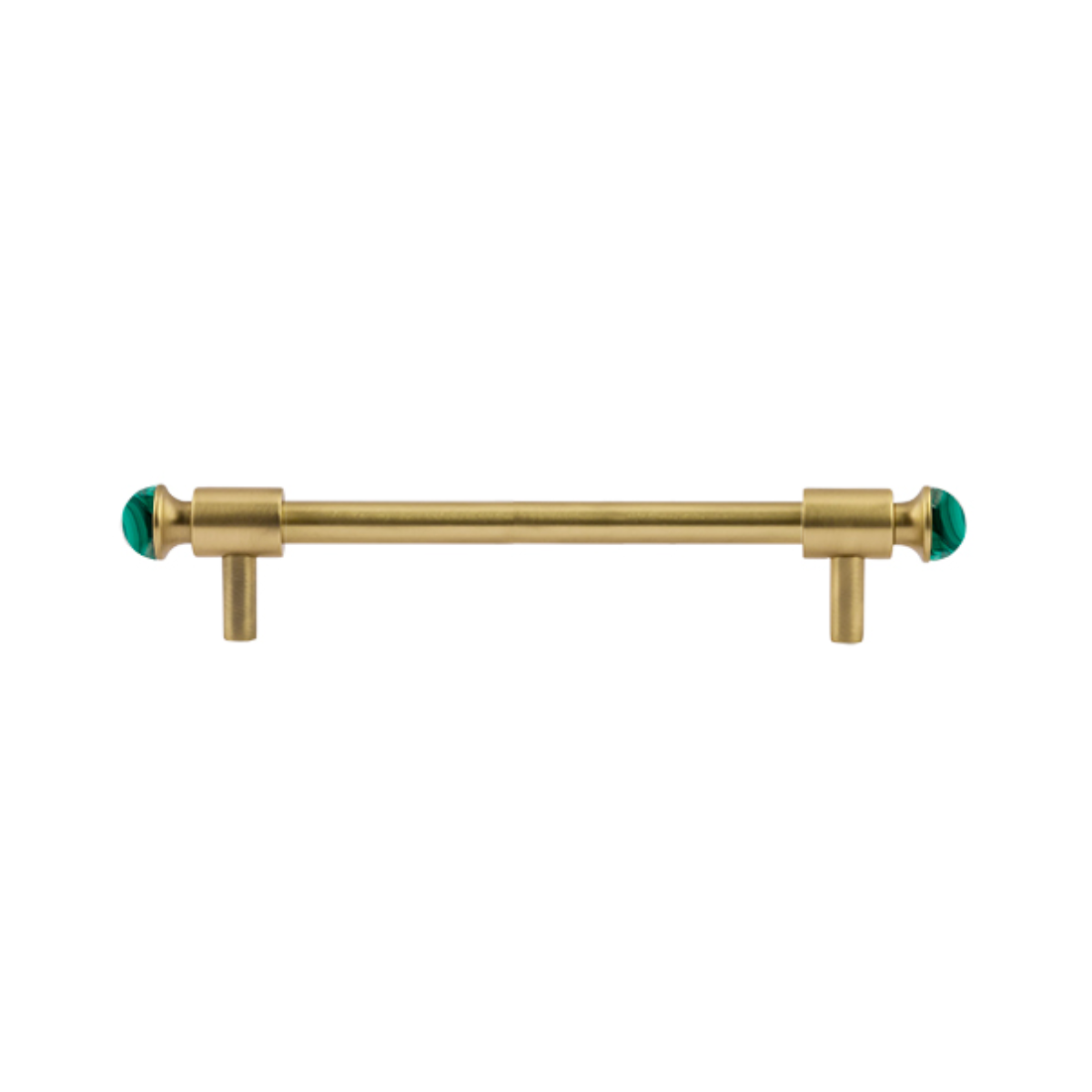 Uchwyt meblowy Treasure Precious 160 mm z Malachitem