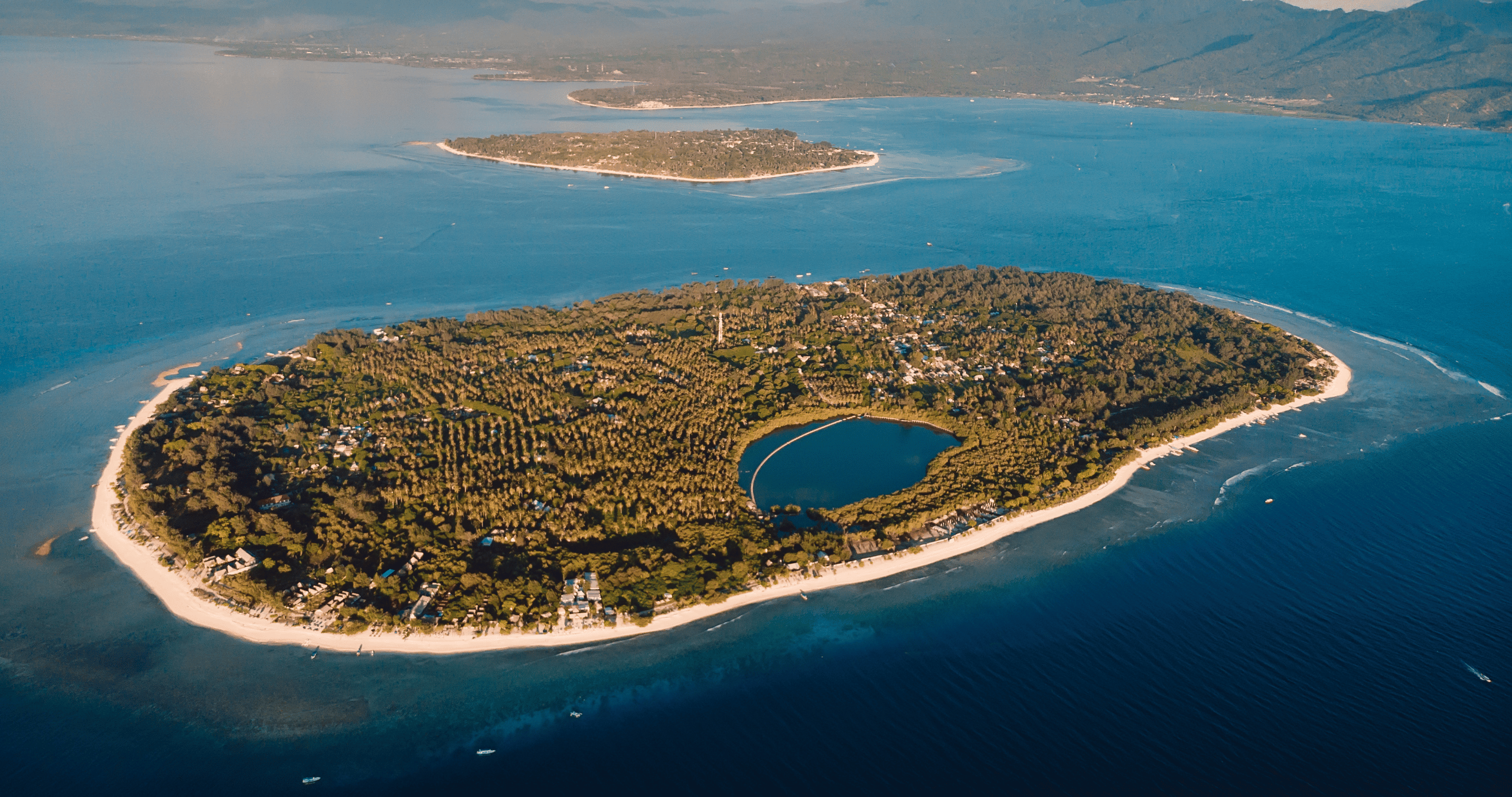 Ovation of the Seas cruise ship berthed at Gili Mas Port, Lembar, West Lombok in January 2026