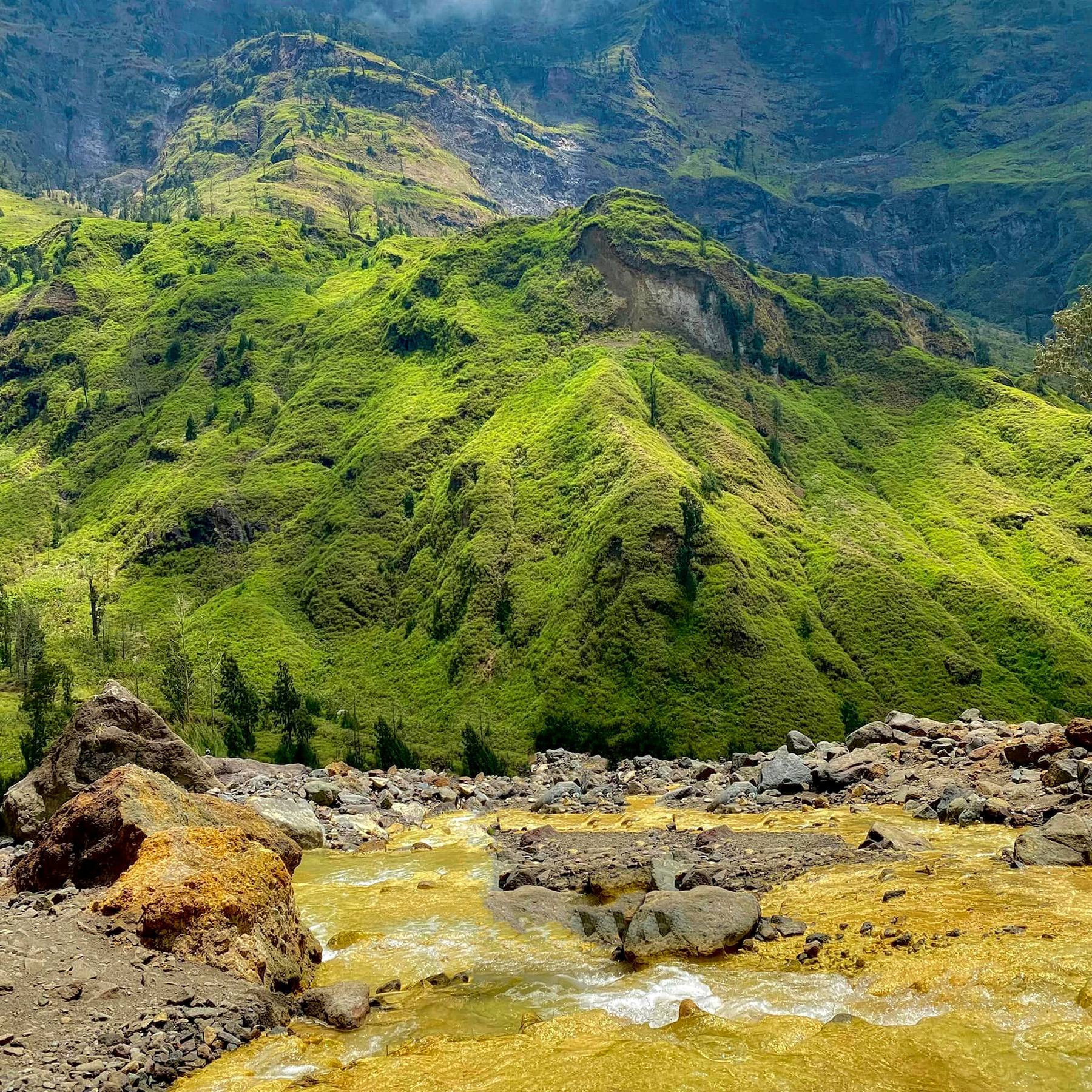 Penimbungan Waterfall Mount Rinjani