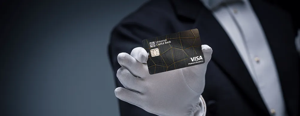 VISA Platinum Business – Metalna kartica