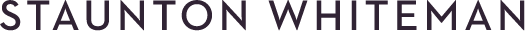 Black Staunton Whiteman logo