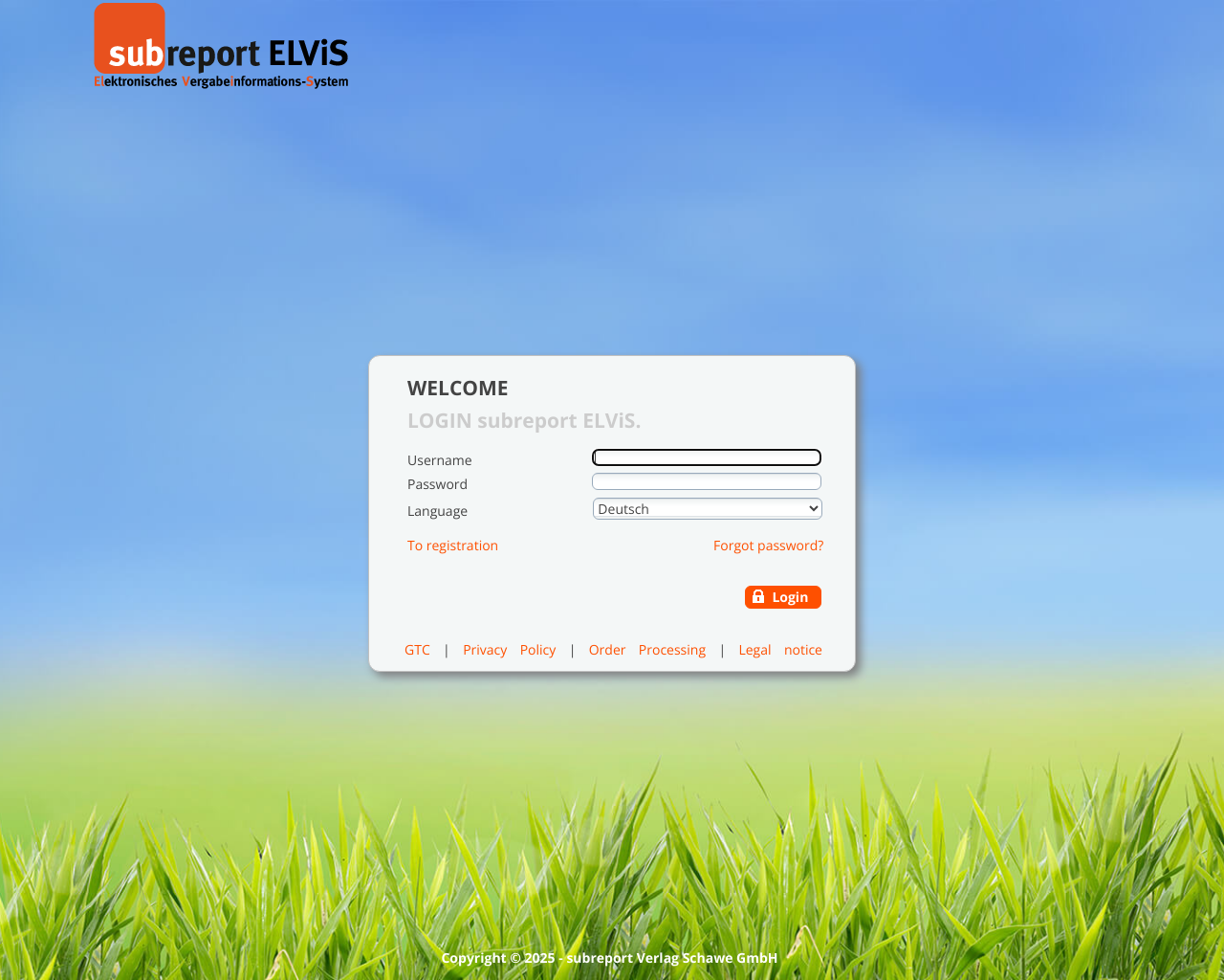 website subreport-elvis screenshot