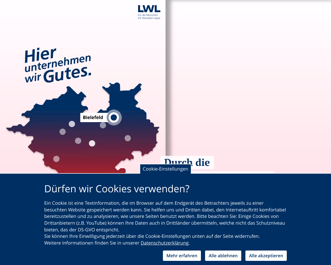 website lwl screenshot