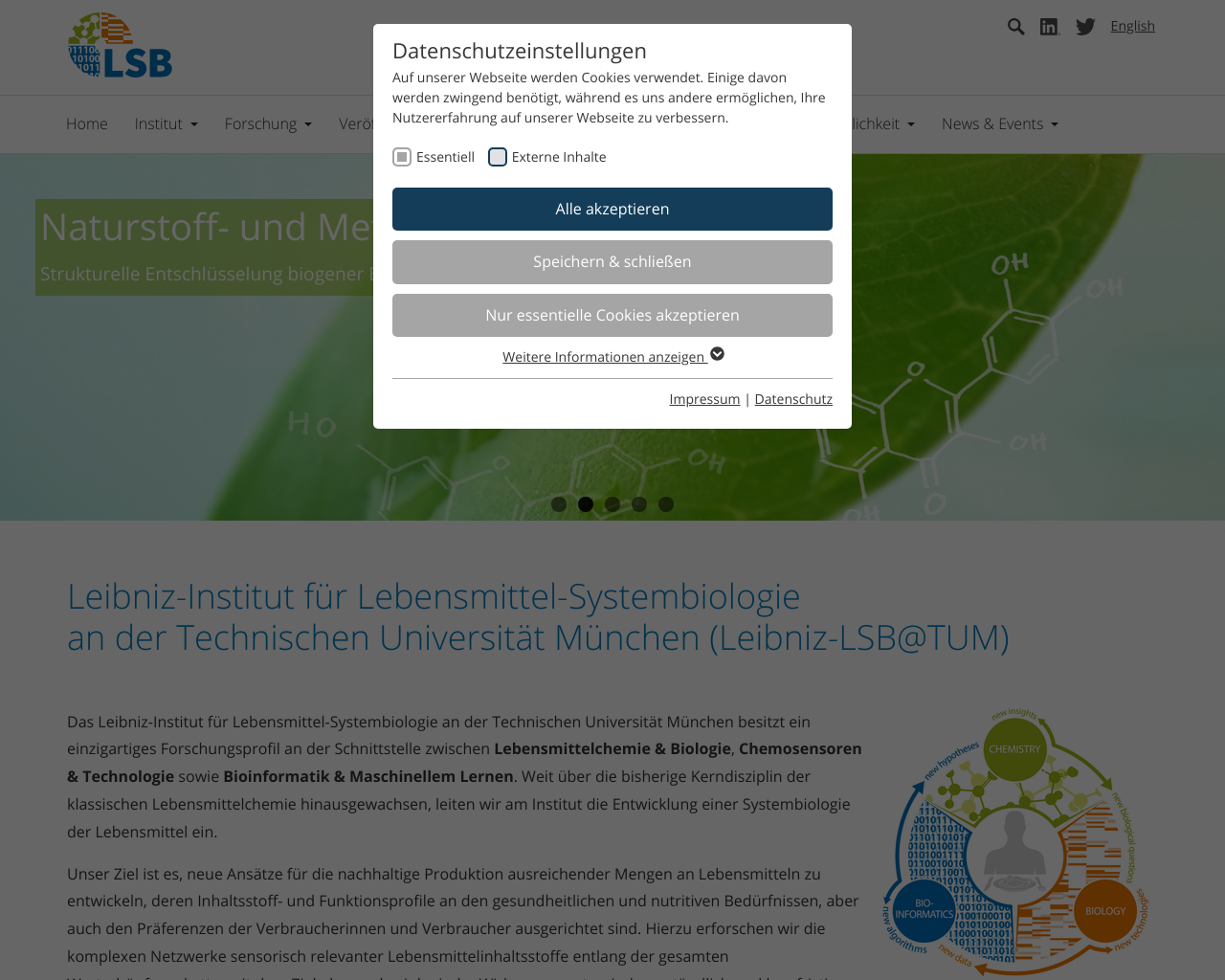website leibniz-lsb screenshot