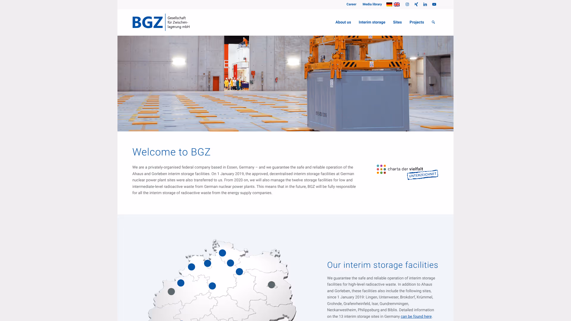 website bundesweite-gruenderzentren screenshot