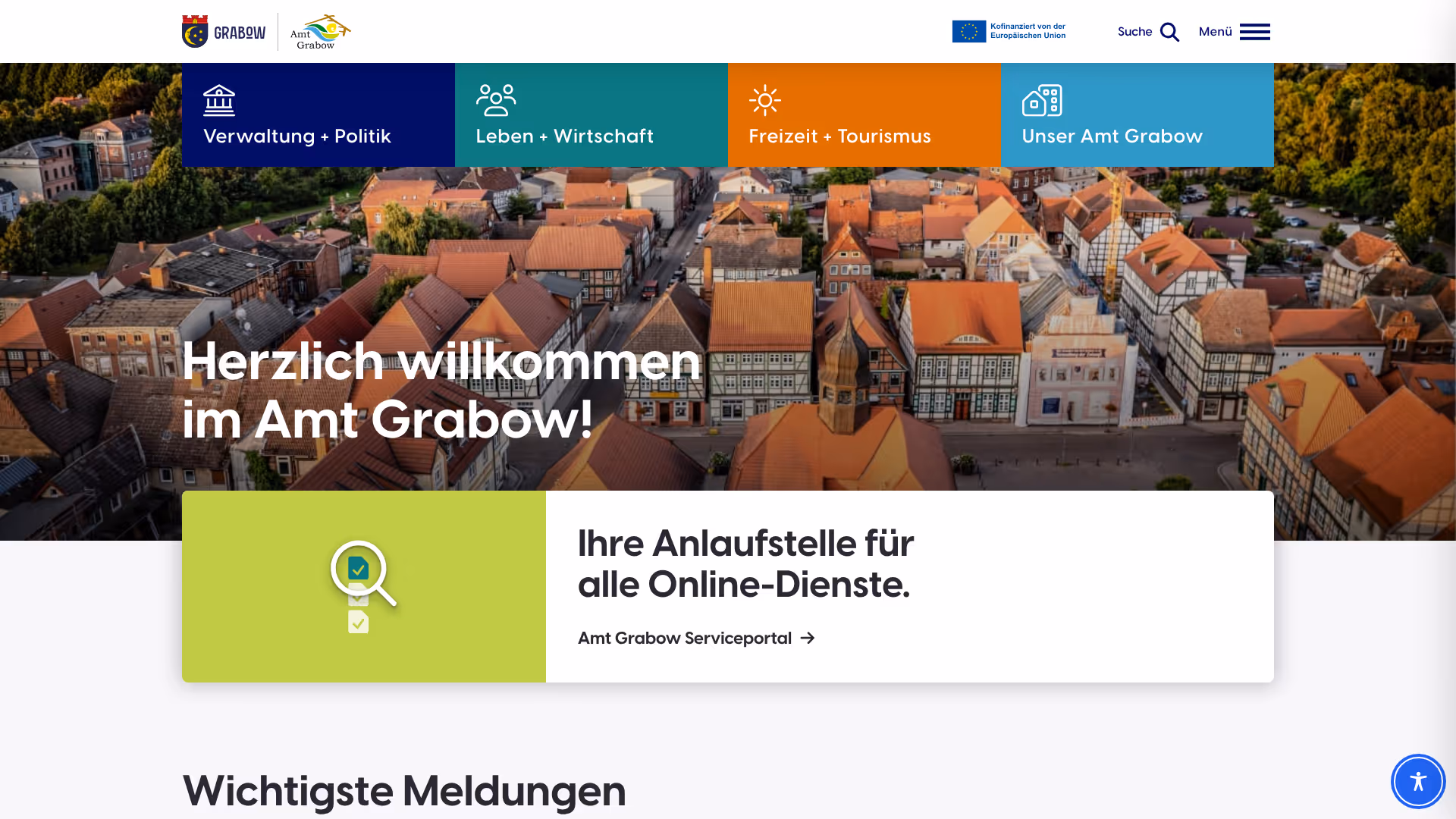 website grabow screenshot