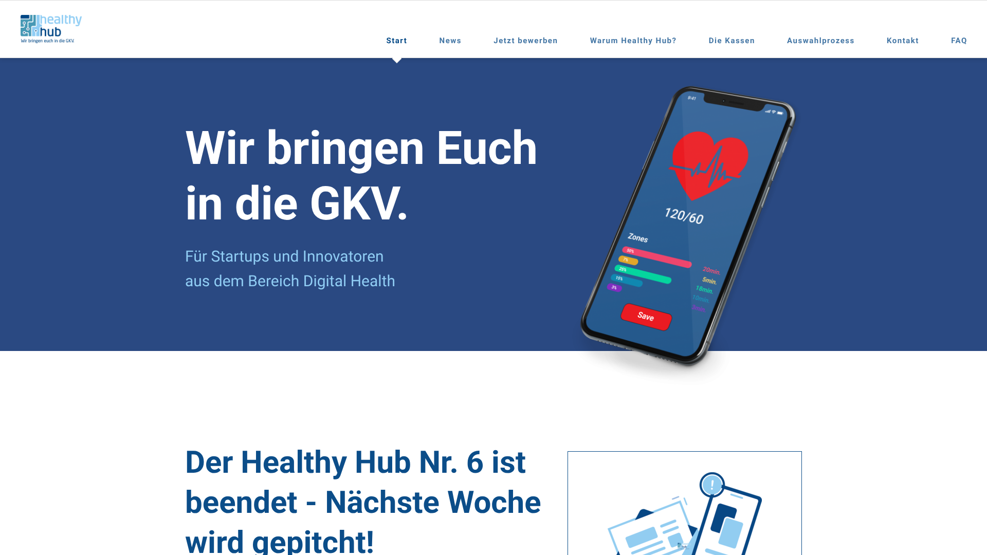 website healthy-hub screenshot