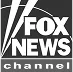 Black and white logo of Fox News Channel with the text stacked and stylized lines to the left.