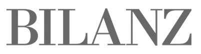 BILANZ wordmark in a serif font.