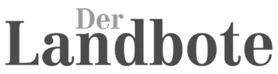 The logo text showing the word Der Landbote in a serif font with 'Der' in smaller letters above the 'L' of 'Landbote'.