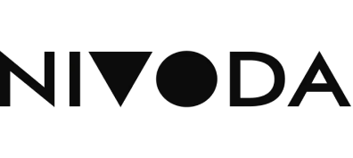 Nivoda company logo with stylized gear symbol in the center.
