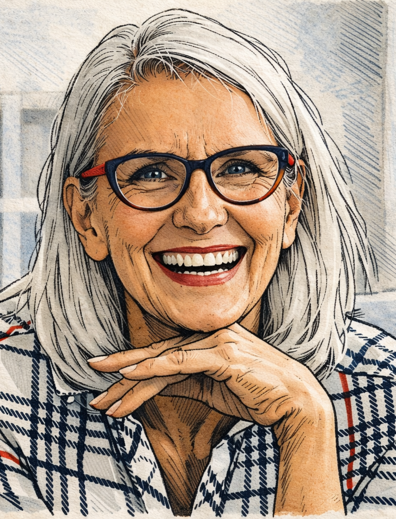 Uśmiechnięta kobieta – zadowolenie z korzyści leasingu zwrotnego