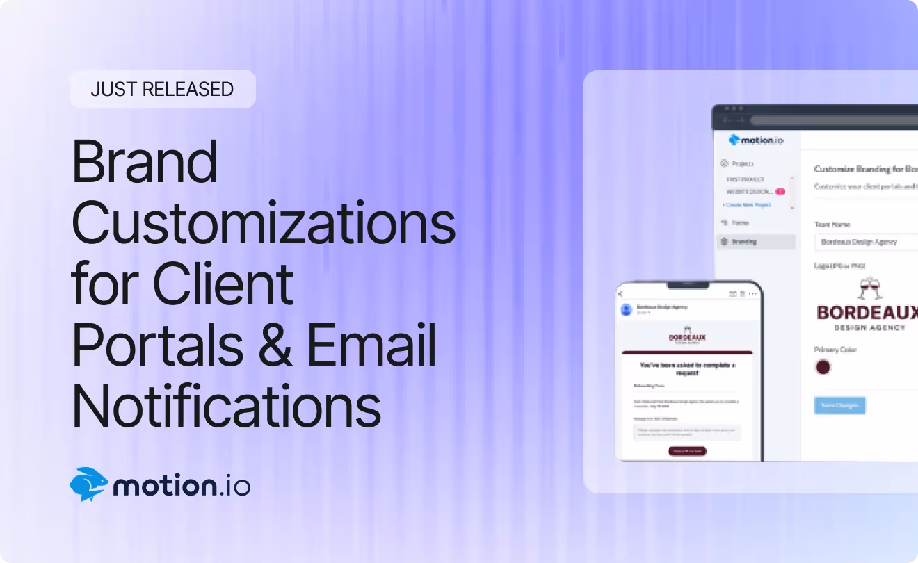 Elevate Your Client Experience with Brand Customizations on Motion.io