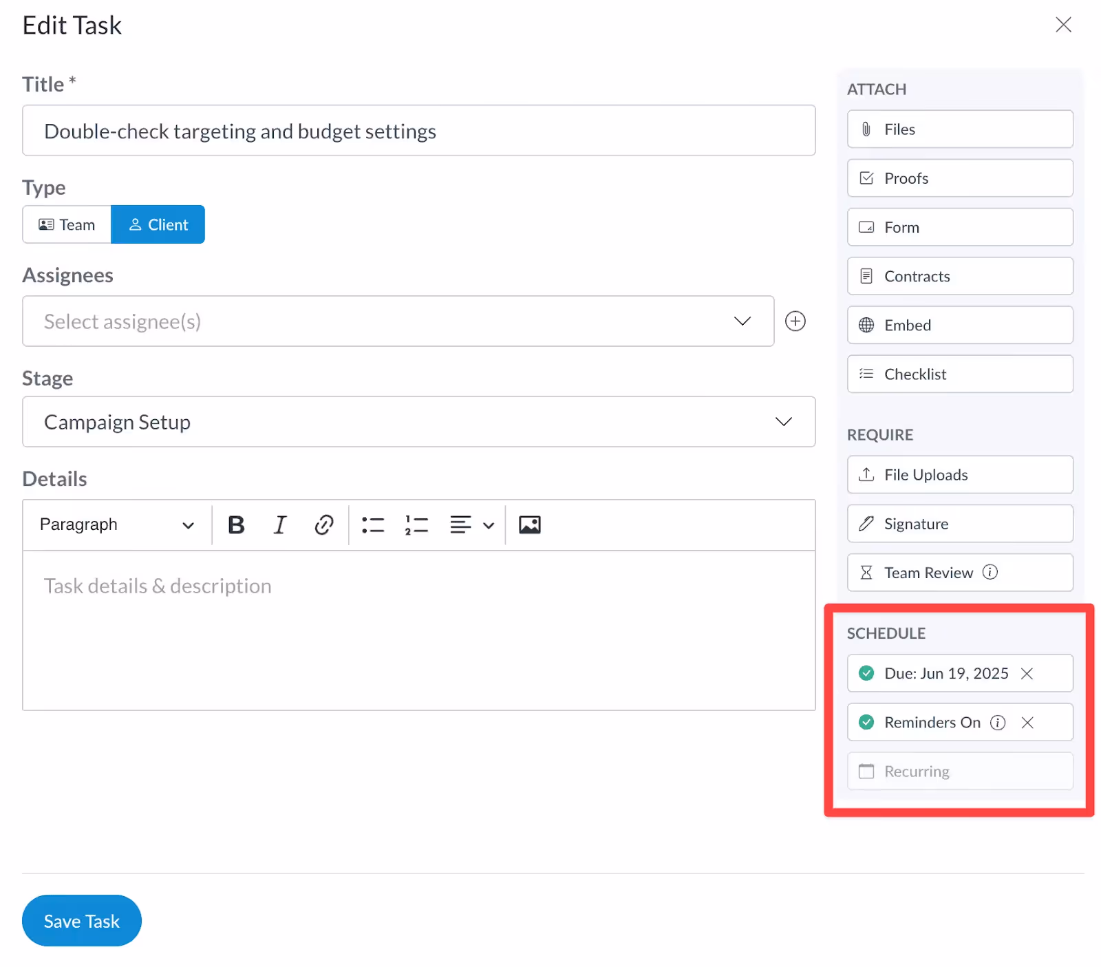 Setting up automated reminders in Motion.io