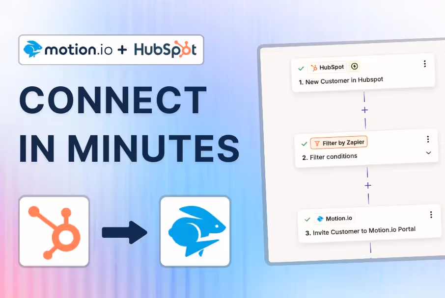 Automate Client Onboarding: How to Connect HubSpot to Motion.io with Zapier