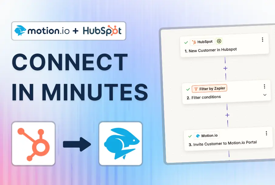 Automate Client Onboarding: How to Connect HubSpot to Motion.io with Zapier