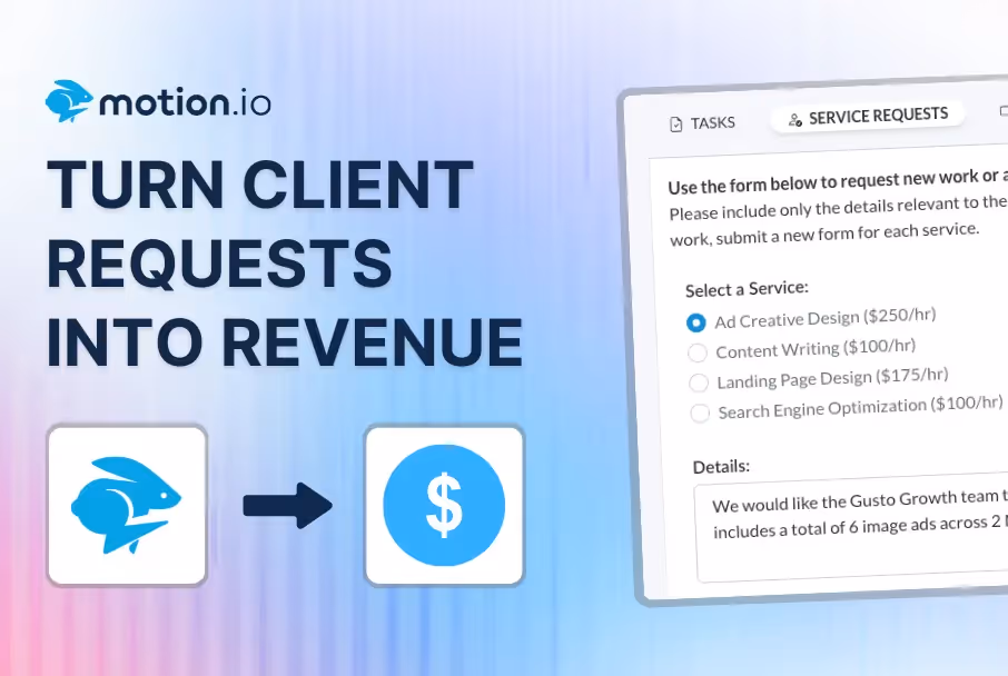 How to Automate Client Requests in Motion.io with Portal Tabs & Embedded Forms