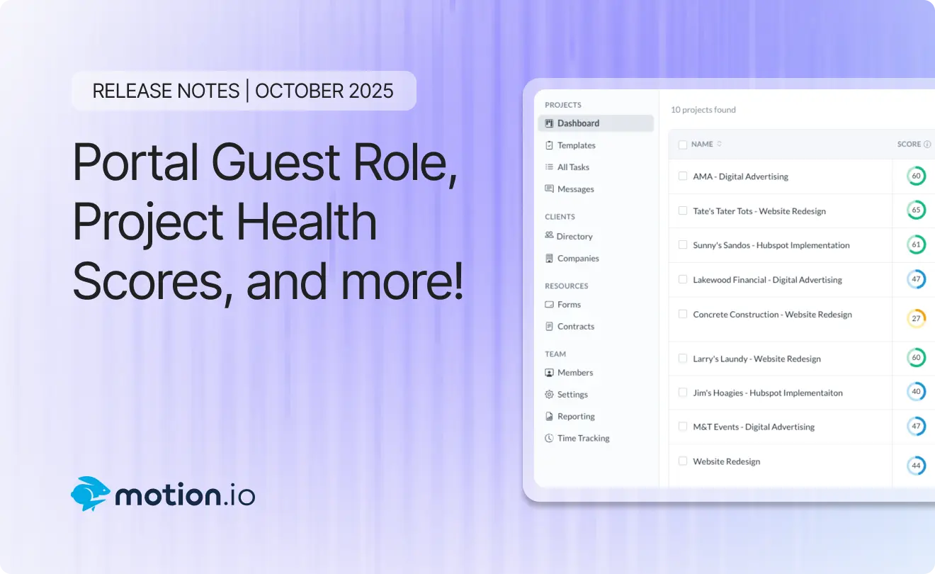 Portal Guest Role, Project Health Scores, Repeatable Form Field Groups, and More!