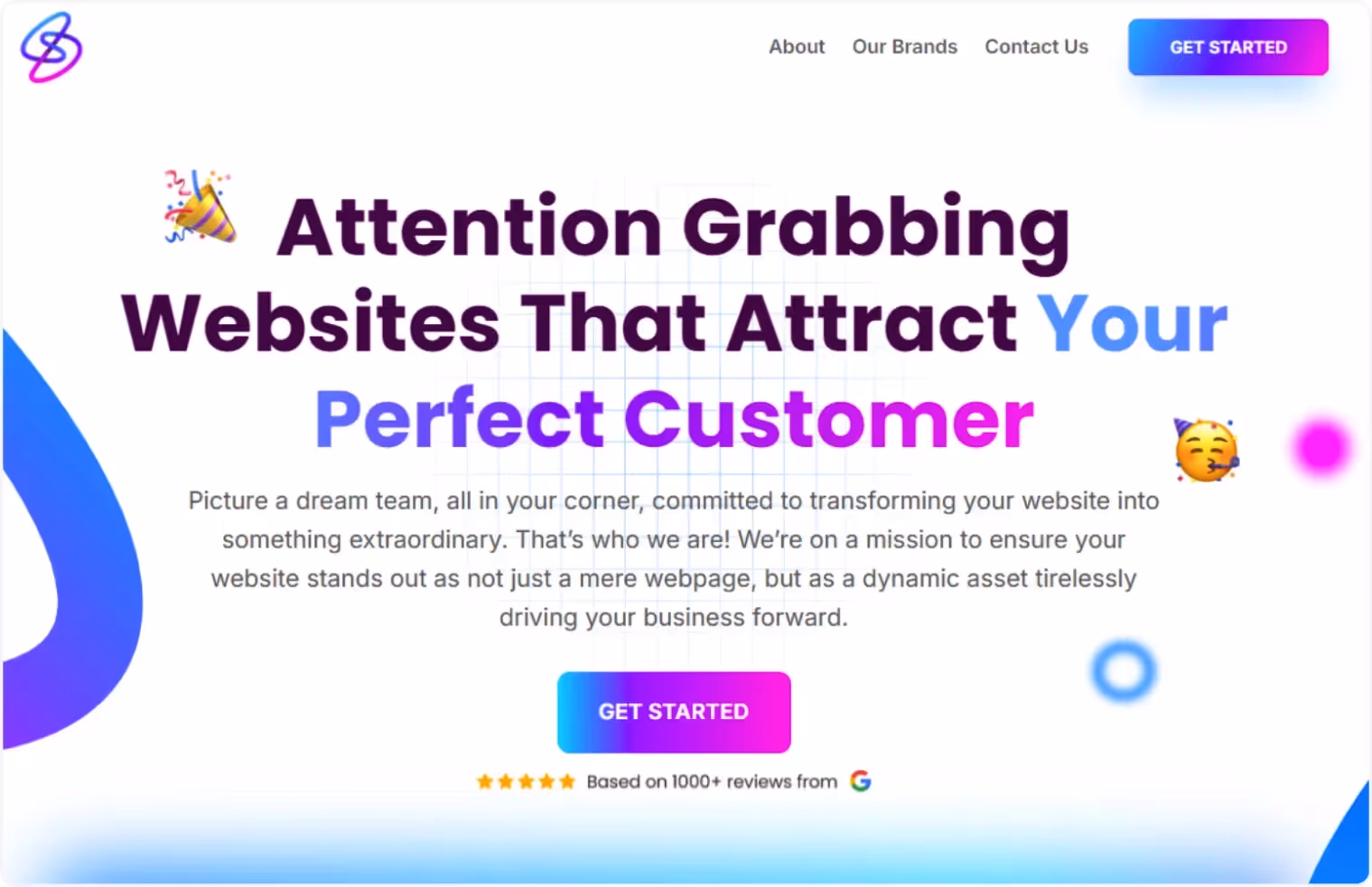 LaunchBay Customer Case Study for Sites at Scale. Image shows a screenshot of Sites at Scale's website homepage.