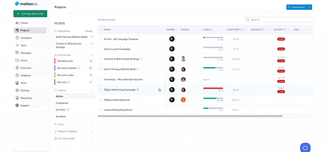 LaunchBay AI Stage Builder generating project tasks and forms from a description