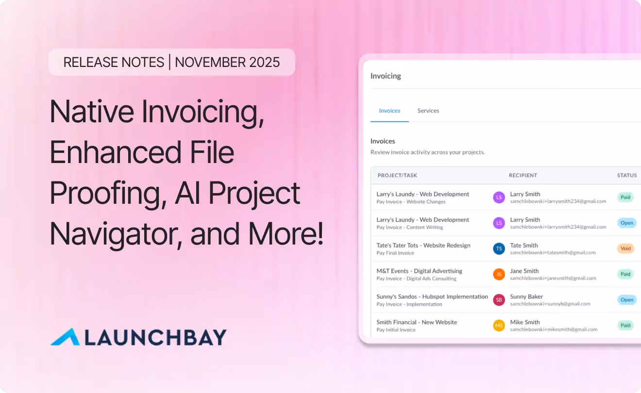 Built-In Invoicing, Enhanced File Proofing, AI Navigator, and More!