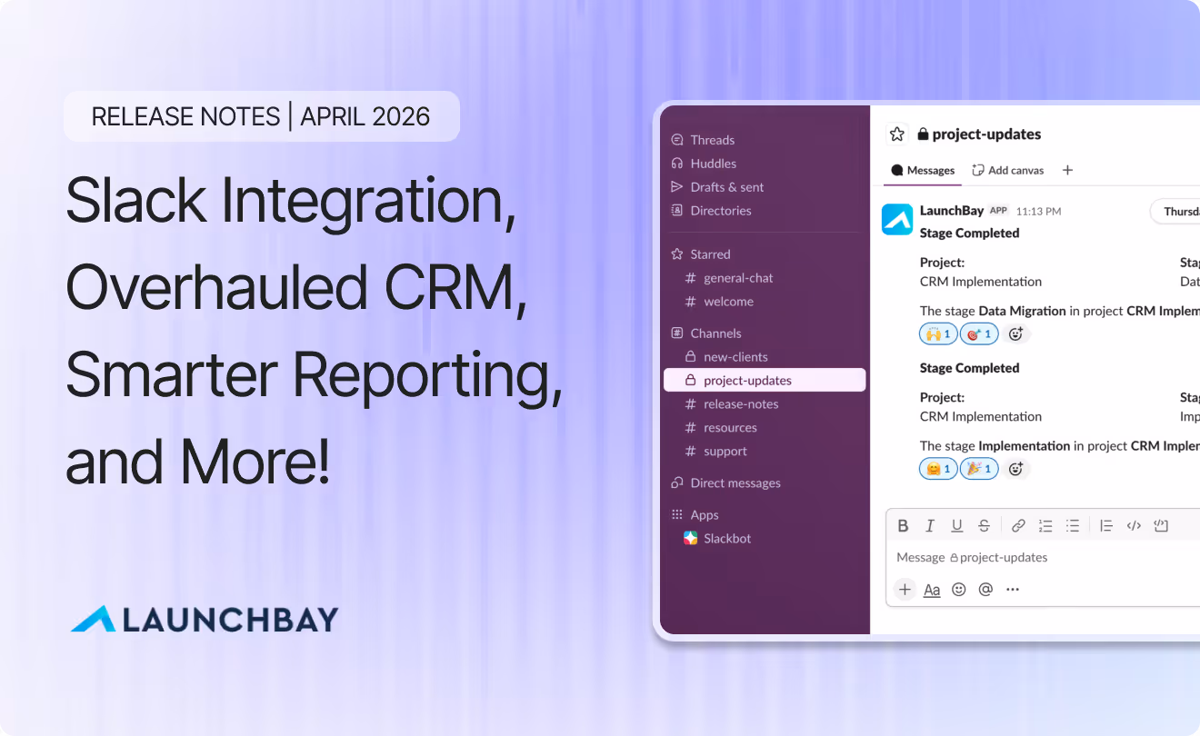 Slack Integration, Overhauled CRM, Smarter Reporting, and More!