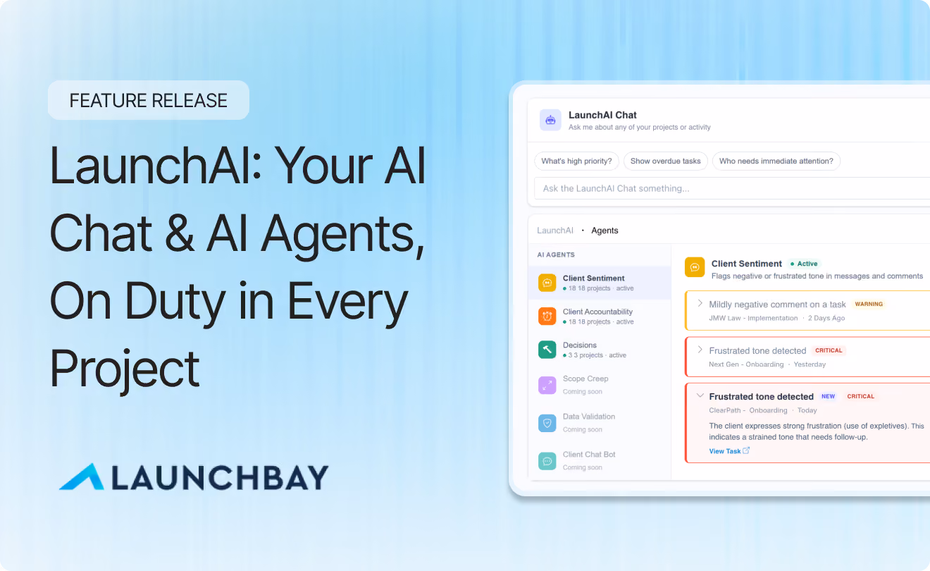 Introducing LaunchAI: Your AI Chat and AI Agents, On Duty in Every Project