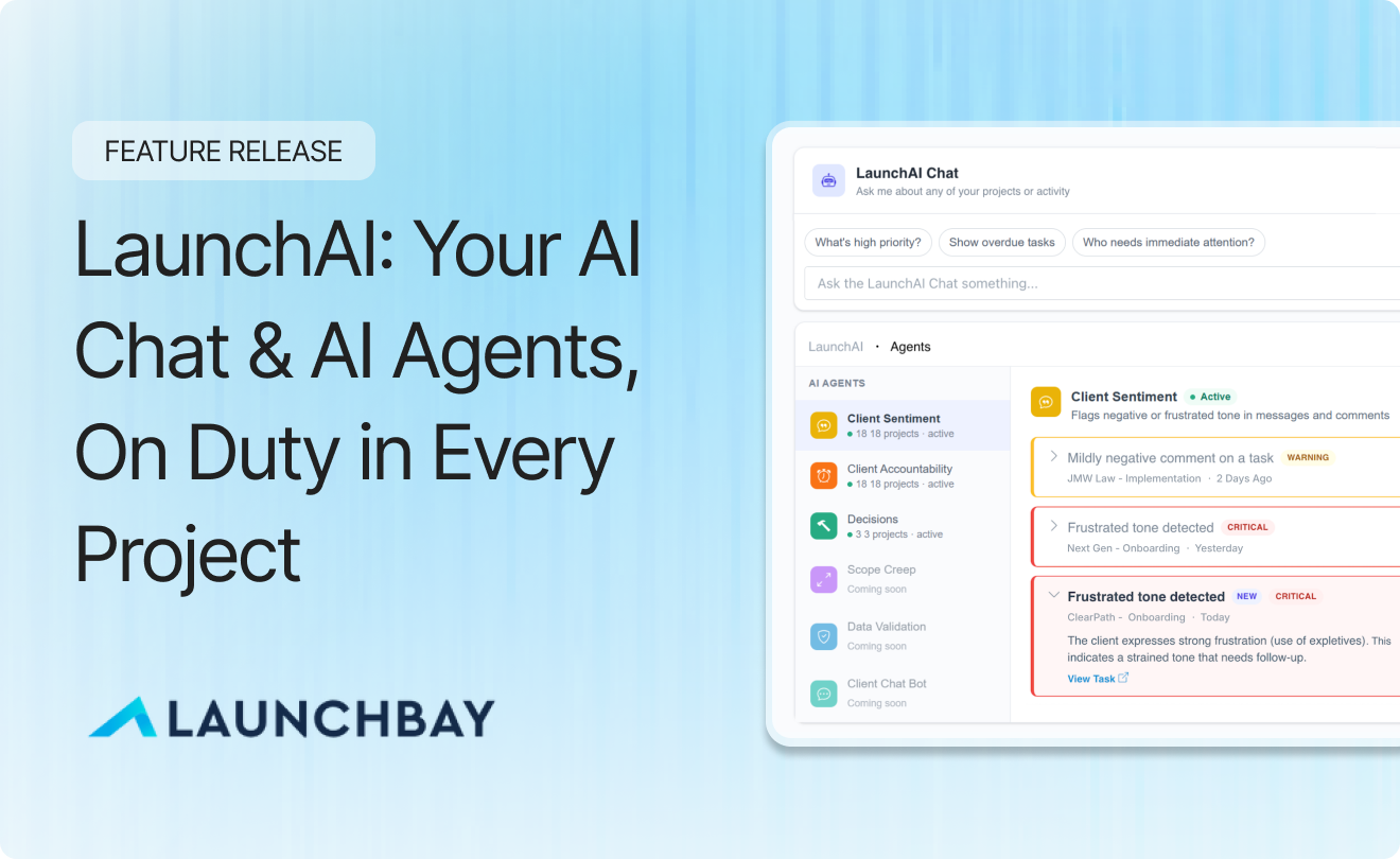 Introducing LaunchAI: Your AI Chat and AI Agents, On Duty in Every Project