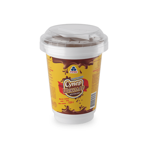 Морозиво у полістирольному стакані «Супершоколад»
