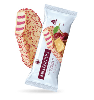 Ескімо MILLENNIUM білий шоколад-черешня