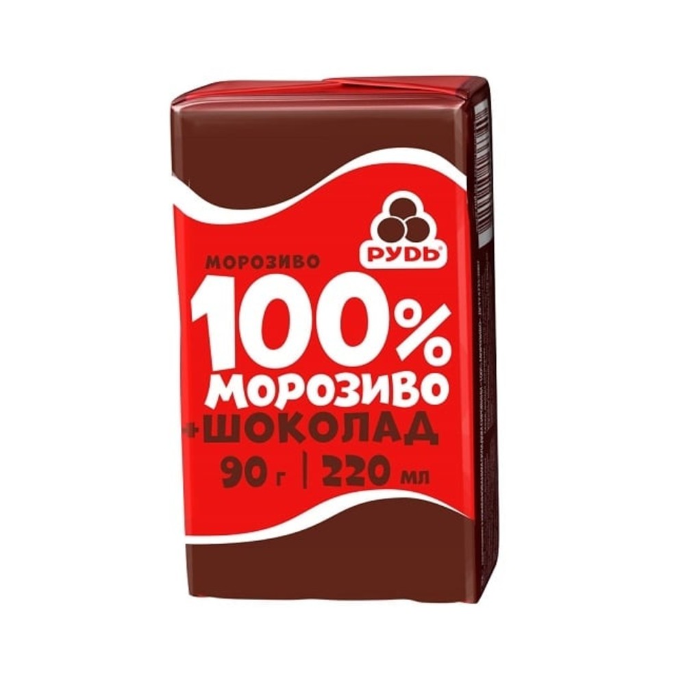 Брикет "100% морозиво + шоколад"