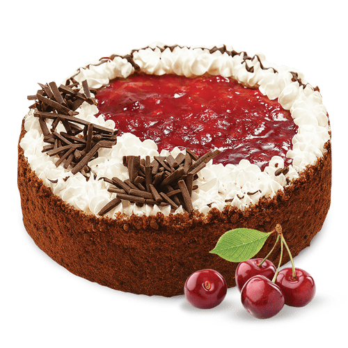 Торт "Вишня з вершками"