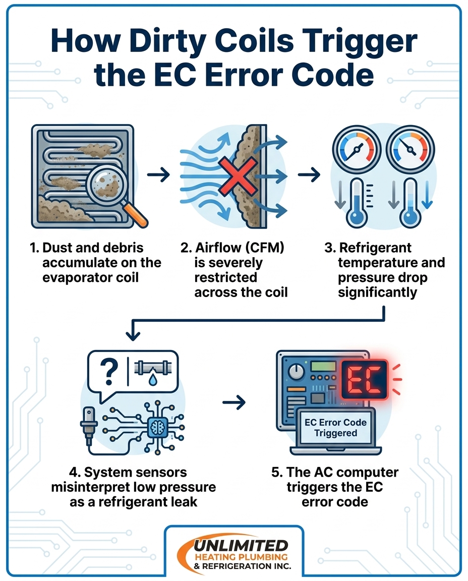 How Dirty Coils Trigger the EC Error Code
