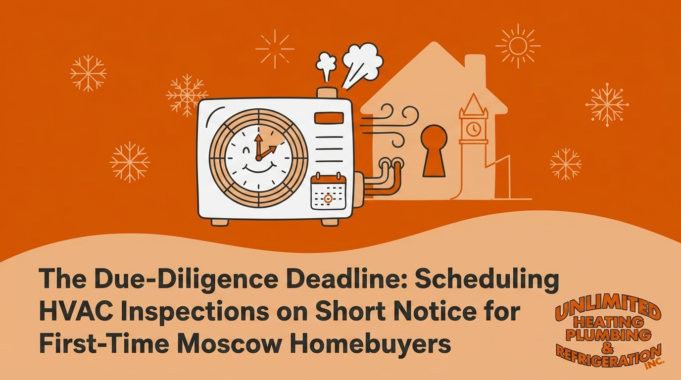 Scheduling HVAC Inspections on Short Notice for First-Time Moscow Homebuyers