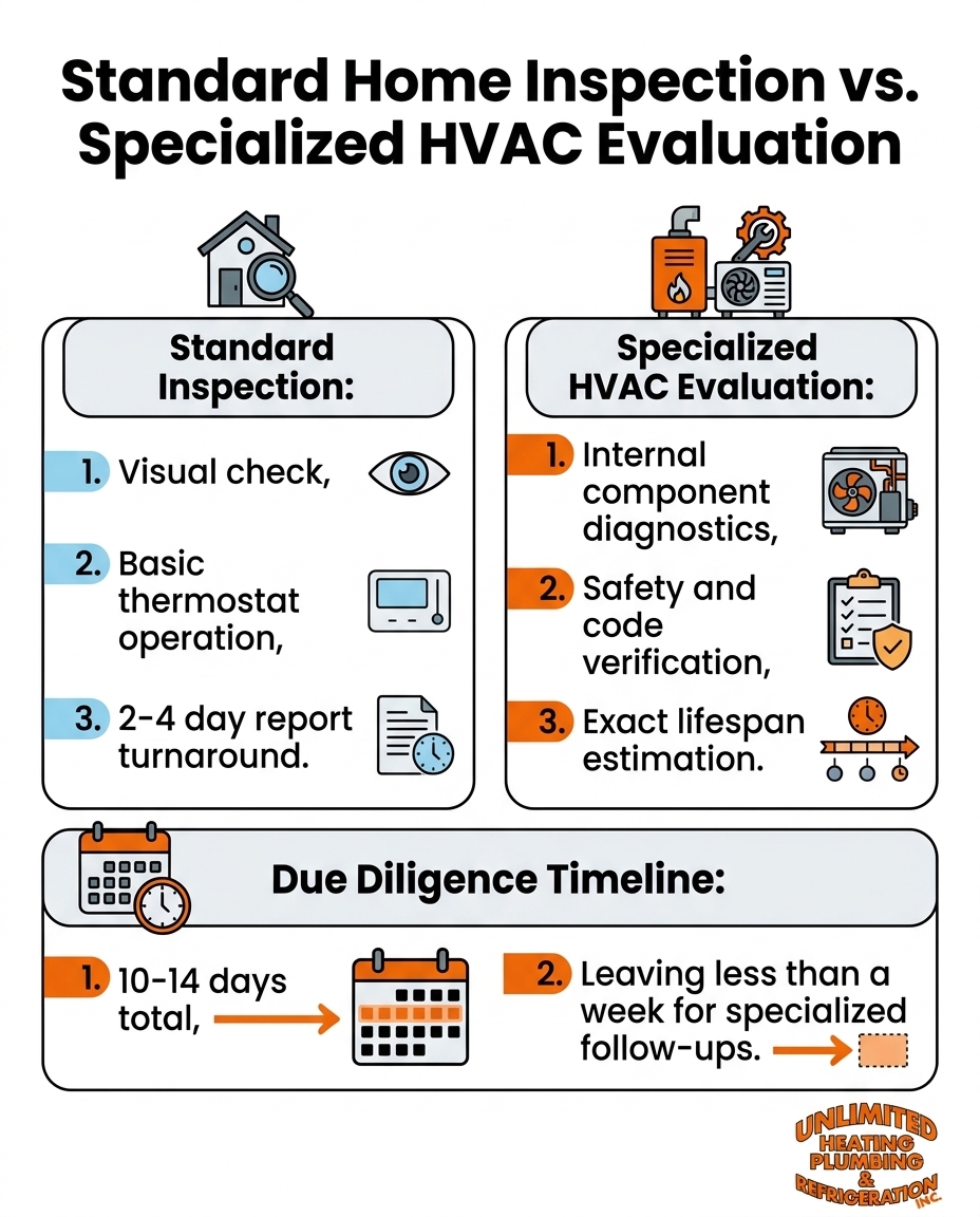 Standard Home Inspection vs. Specialized HVAC Evaluation
