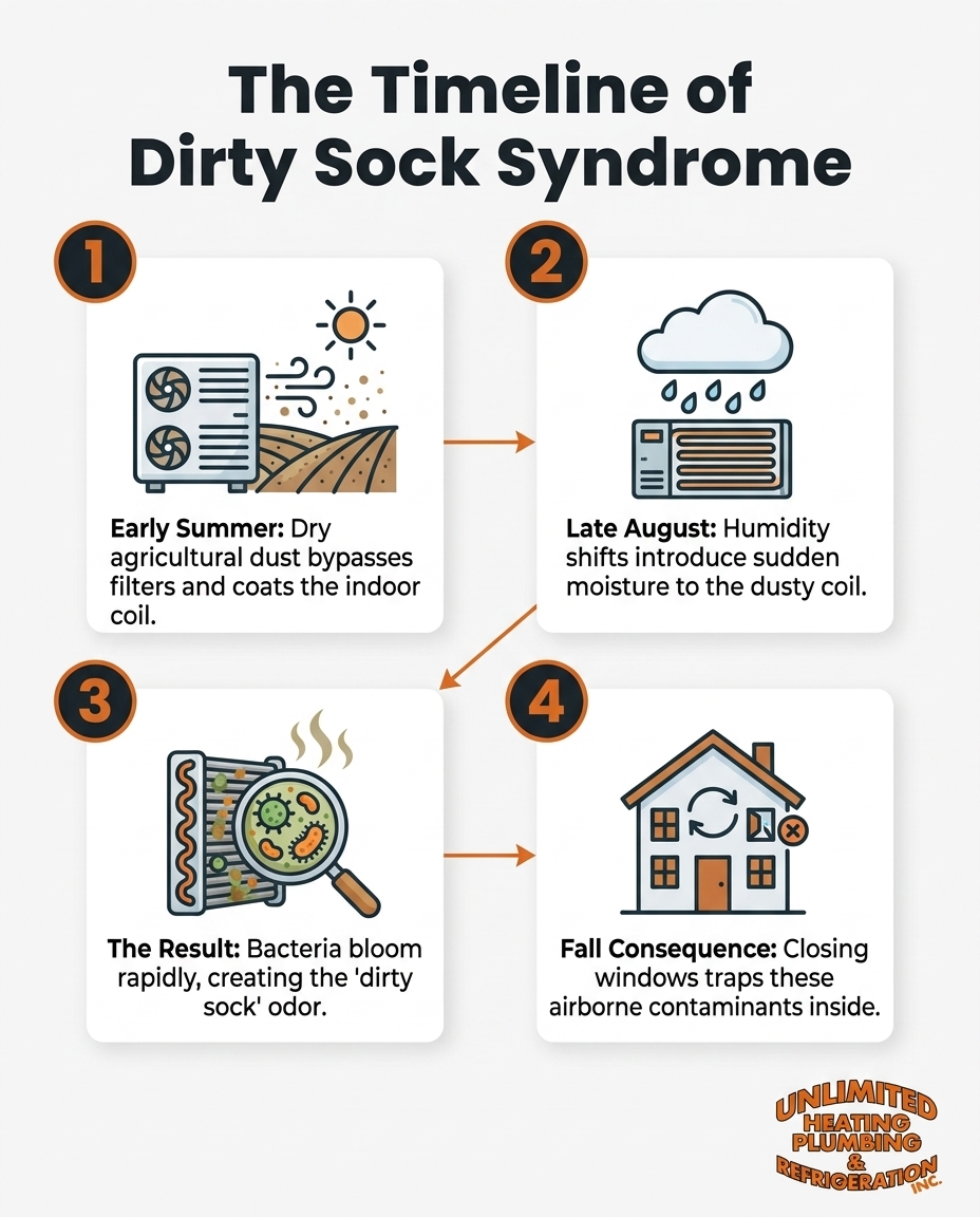 The Timeline of Dirty Sock Syndrome