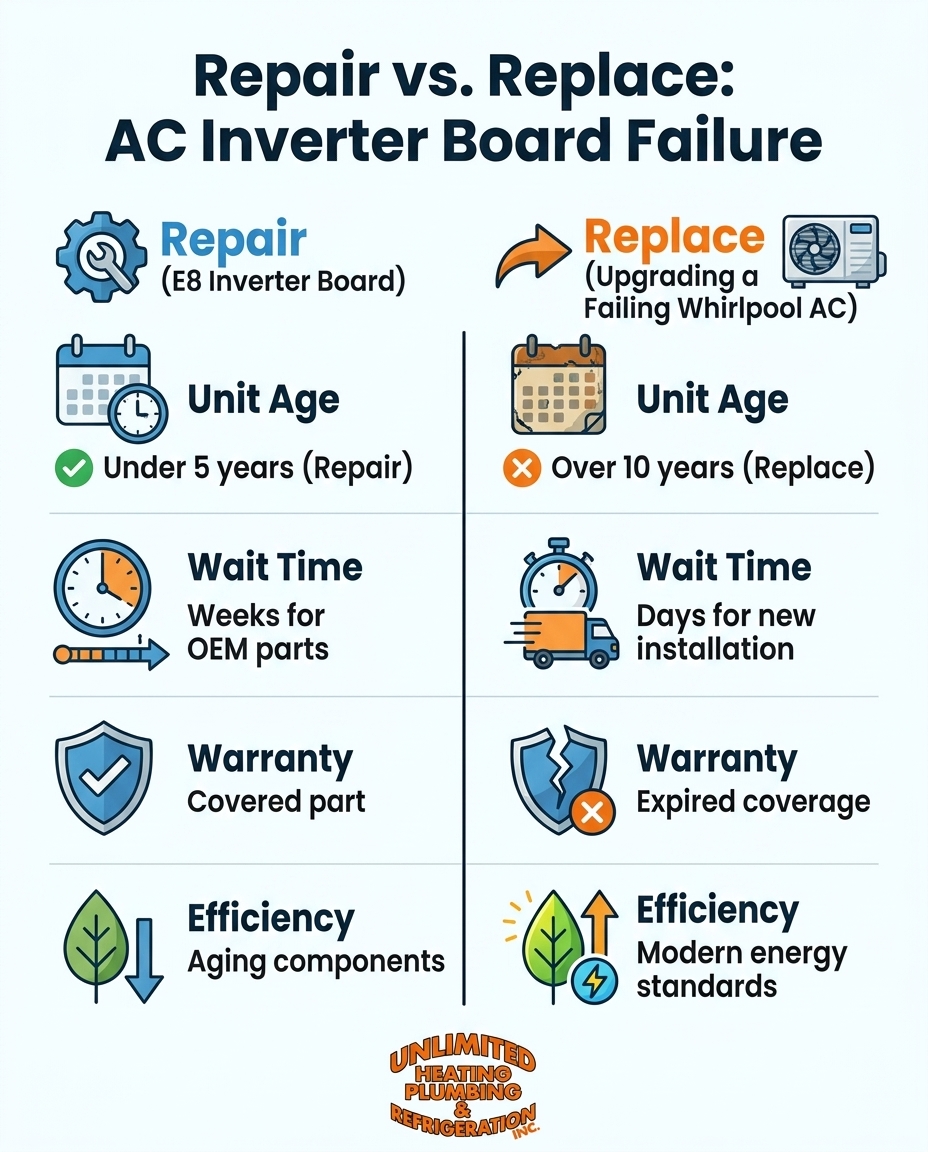 Repair vs. Replace: AC Inverter Board Failure