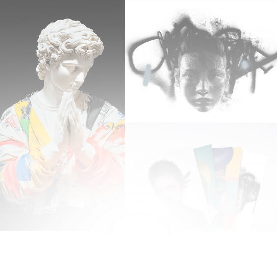 Collage Stroke art Fair München