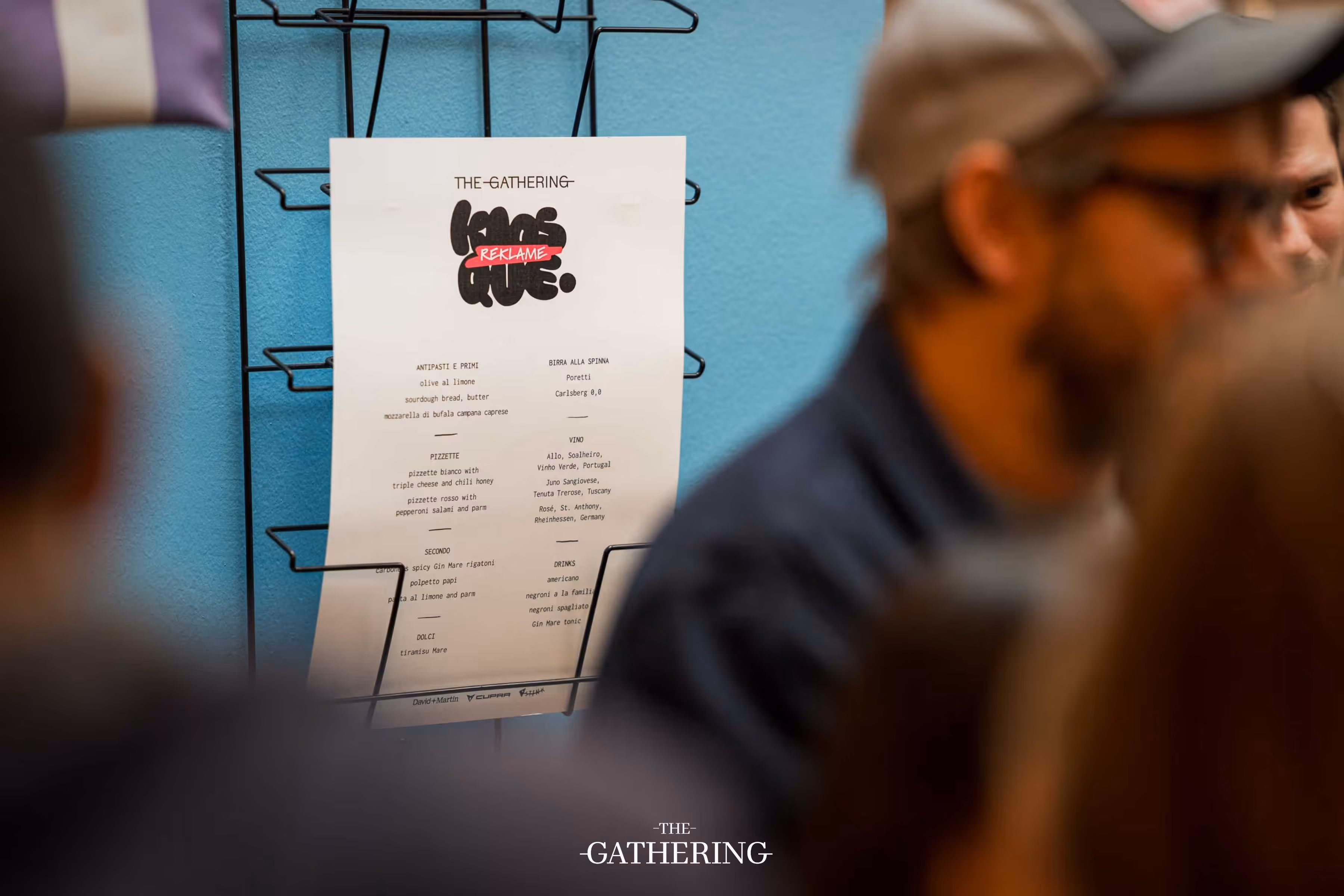 Crowd mingling with drinks at The Gathering hosted by Maison ACME