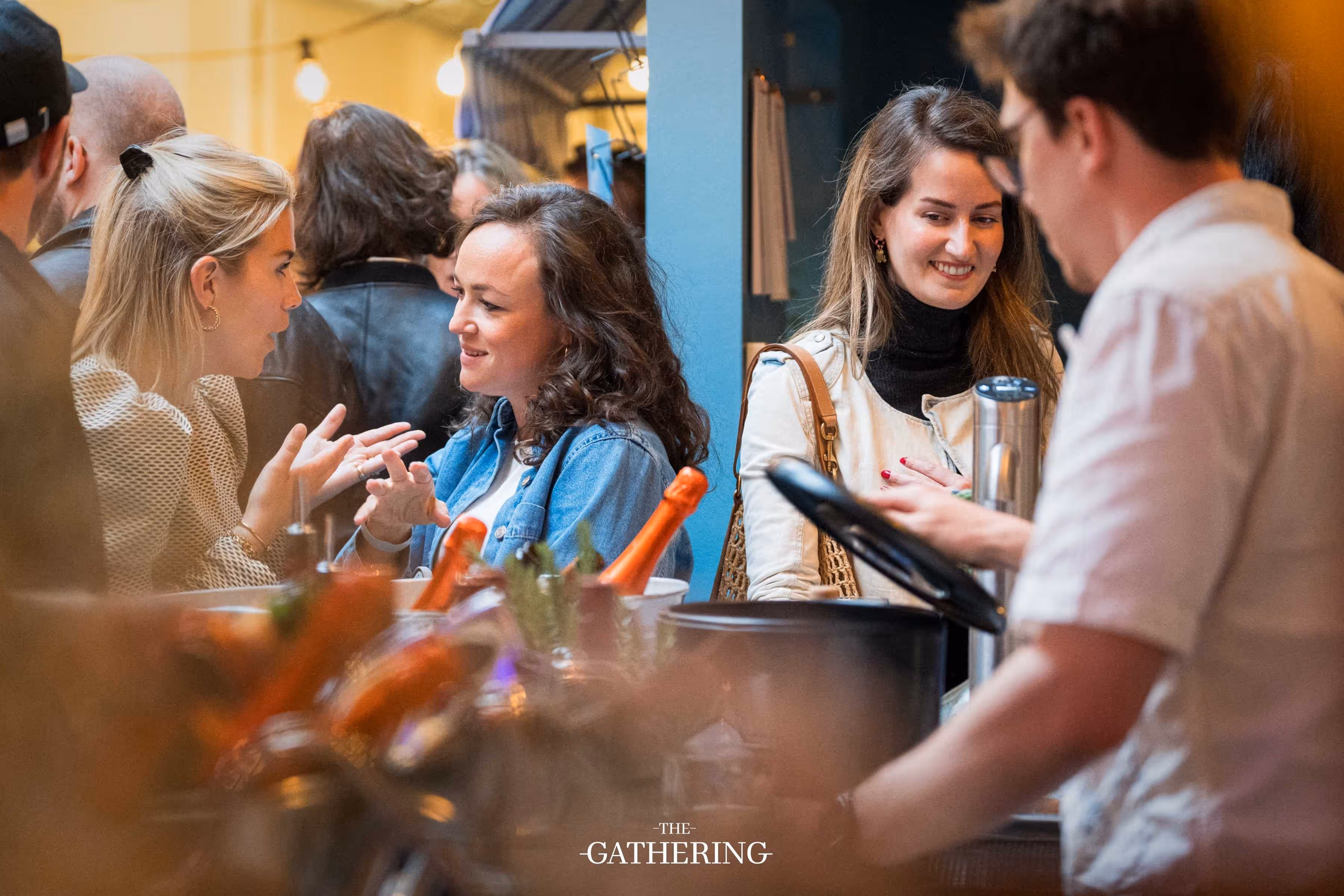 People interacting with each other at The Gathering Event hosted by Maison ACME
