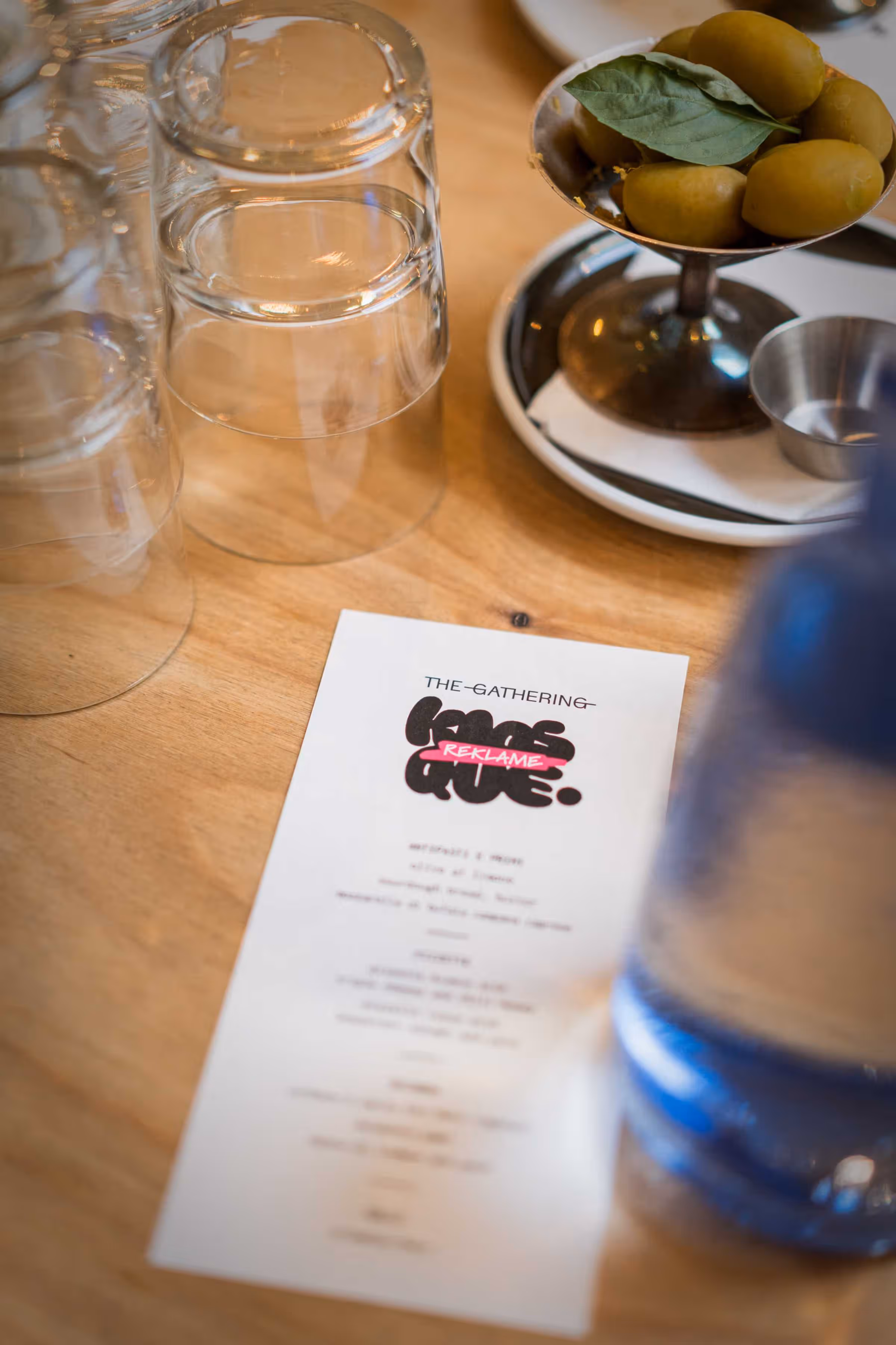 Menukarte THE GATHERING Event