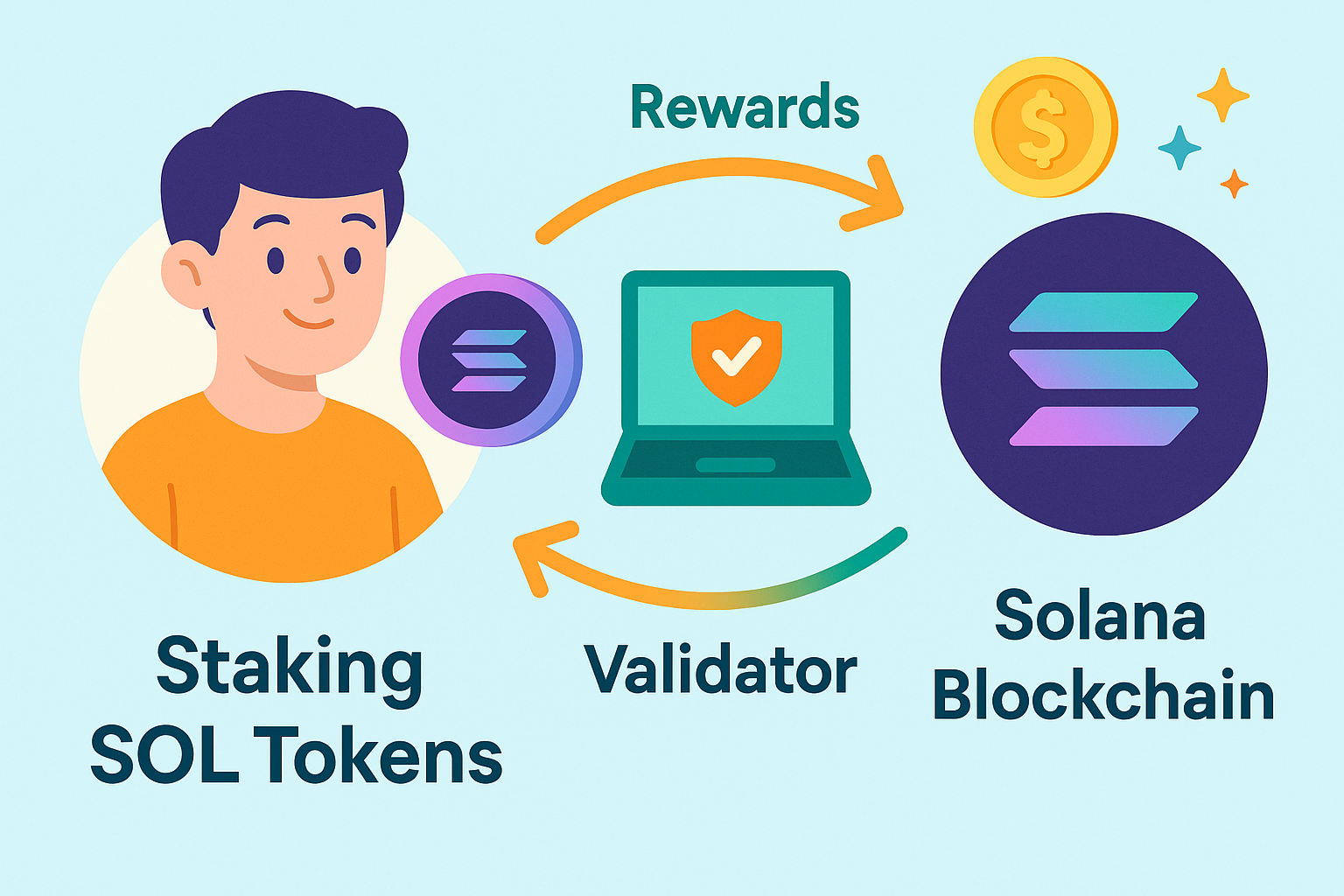 Staking to get yield and grow your money