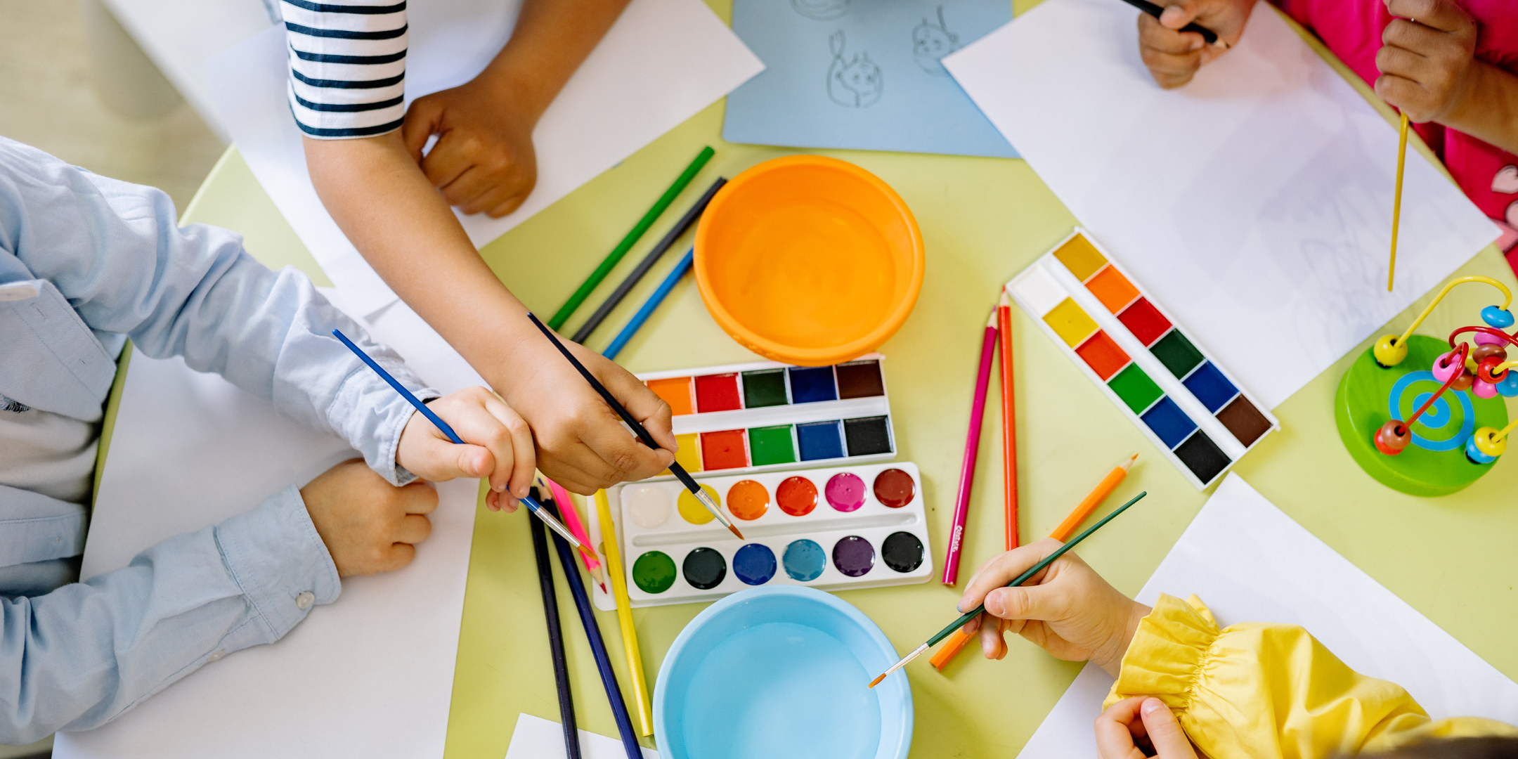 Bastelworkshop mit Farben