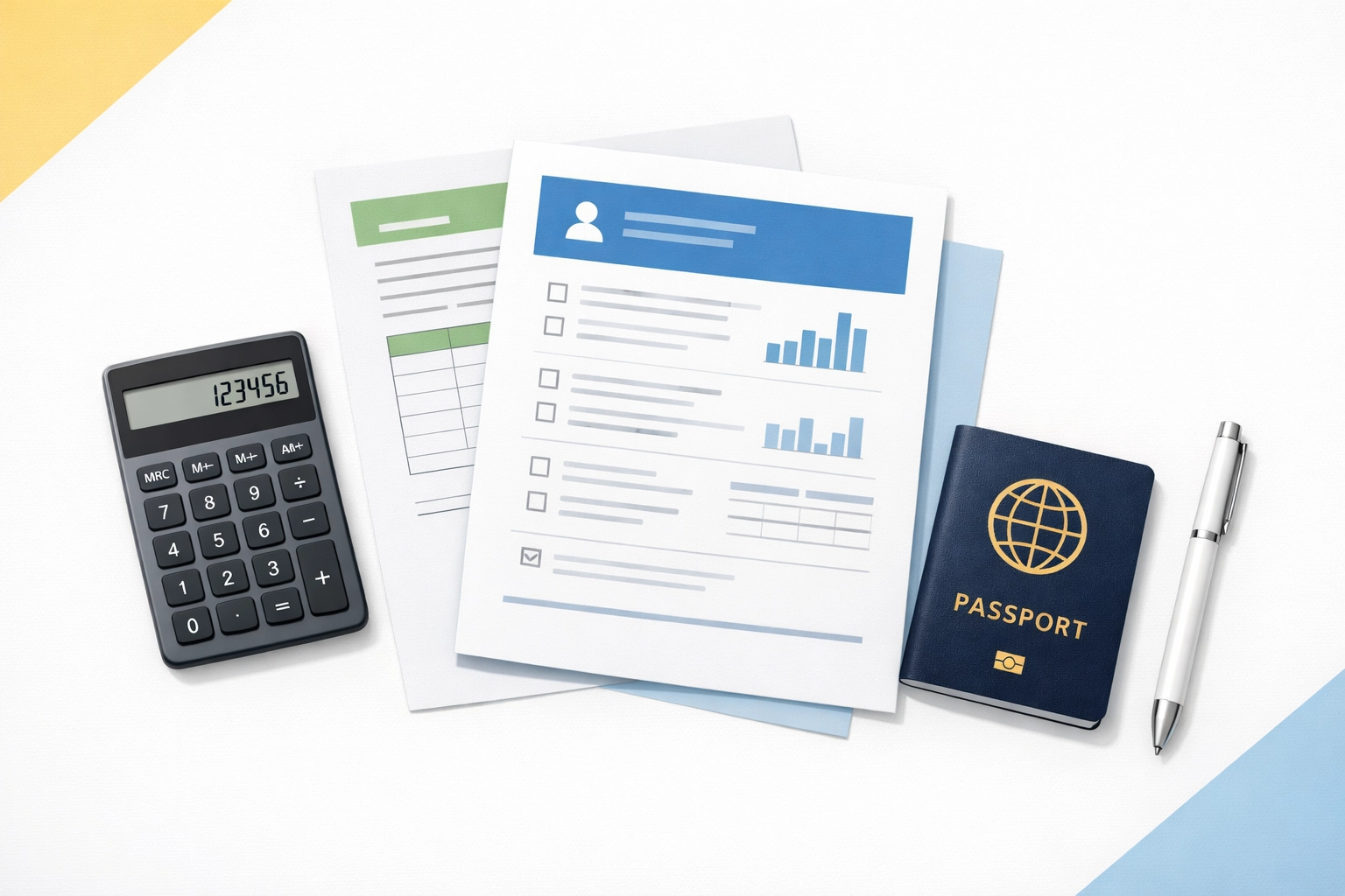 Tax return documents and forms for reporting UK income from abroad