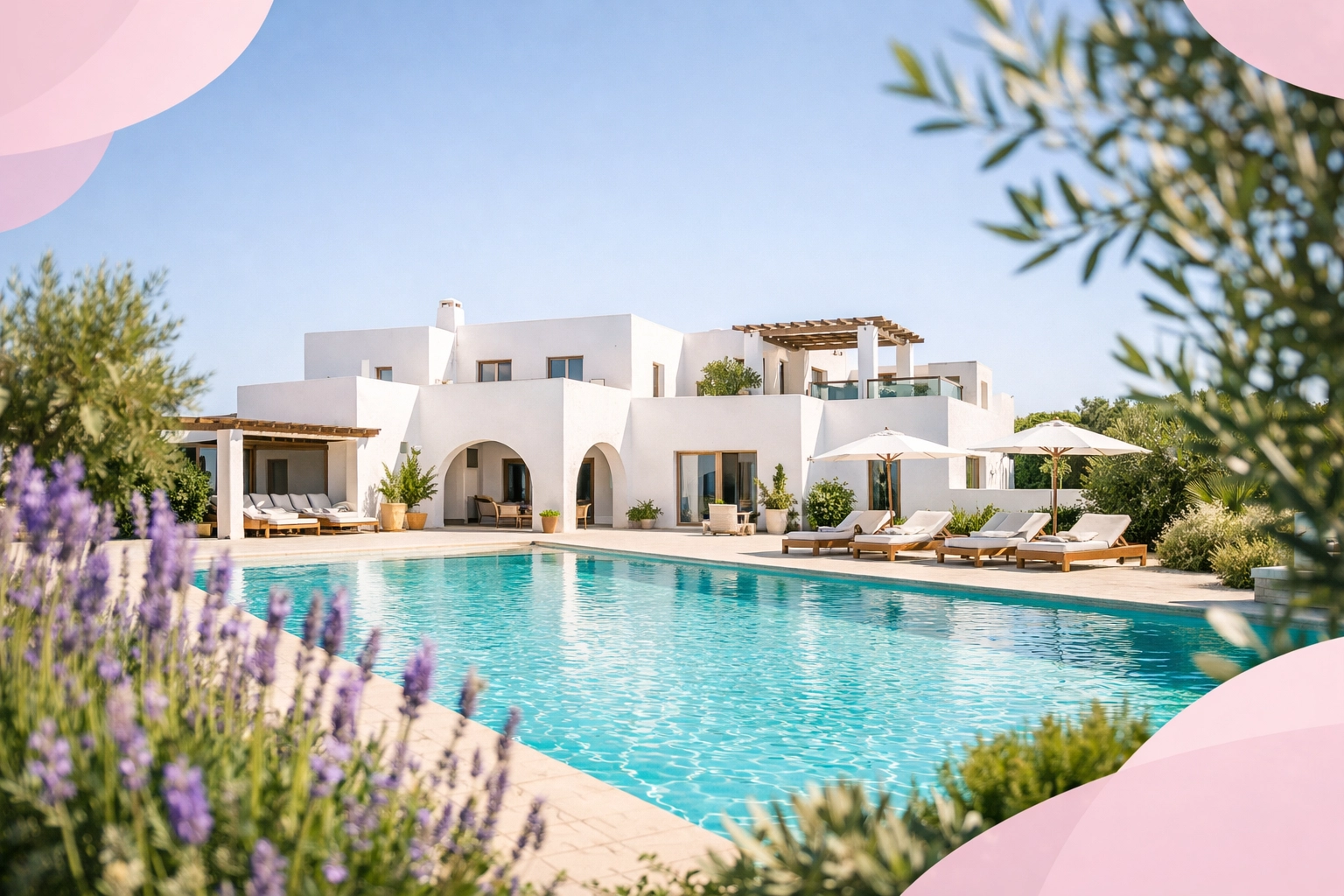 A luxury Mediterranean villa representing overseas property disposal and the need for expert UK tax advice.