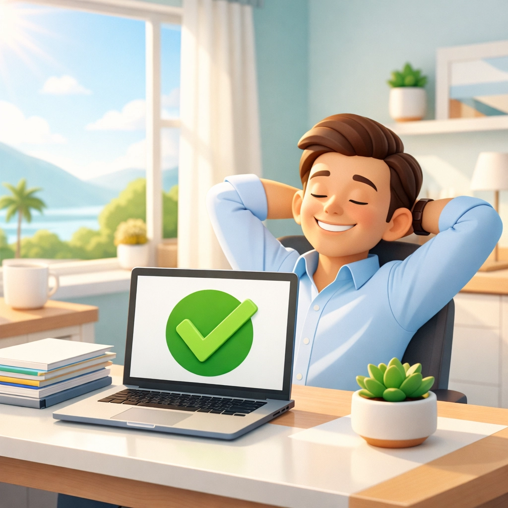 A professional achieving tax compliance and peace of mind through the HMRC Worldwide Disclosure Facility.